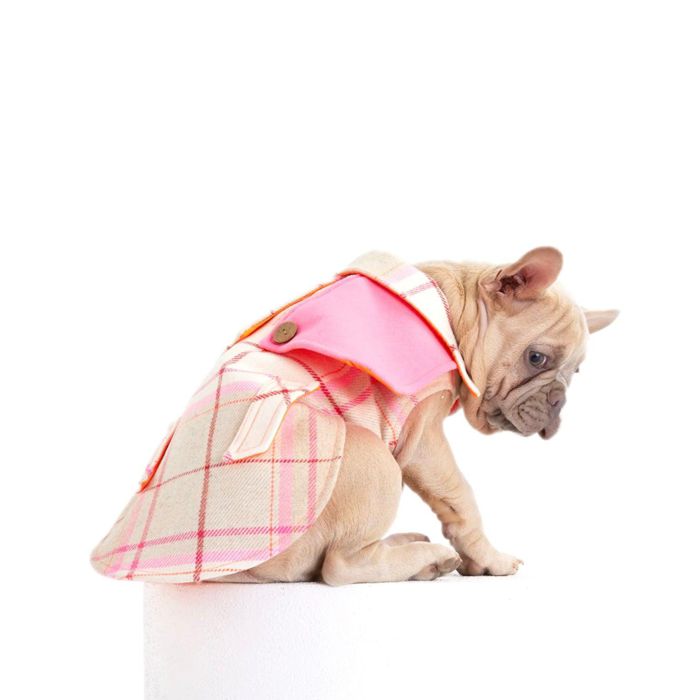 ※予約販売【MOSHIQA】Tartan Dog Coat