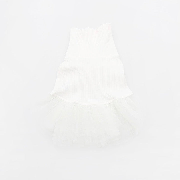 即納【BANDAL.Pet】Little angel dress（White）
