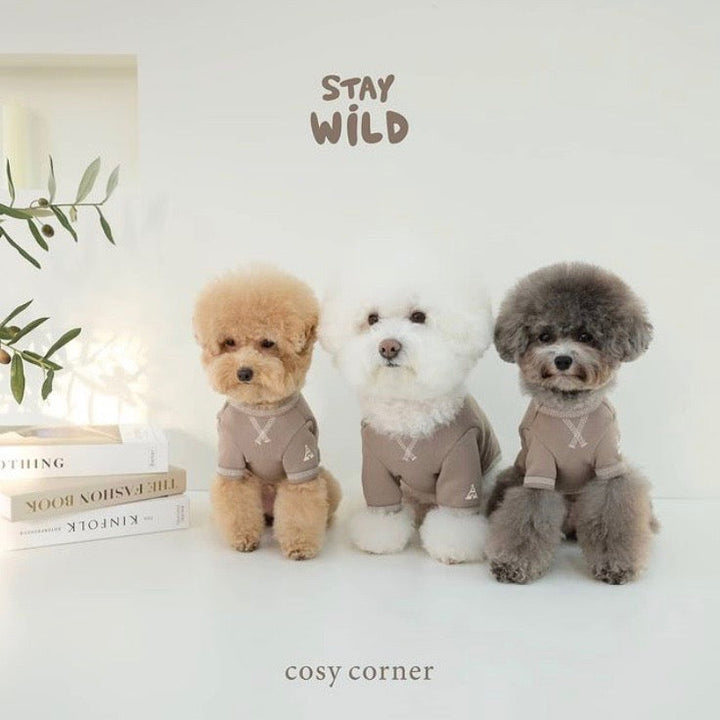 即納【cosy corner】STAY WILD T-shirts（ロージーブラウン）