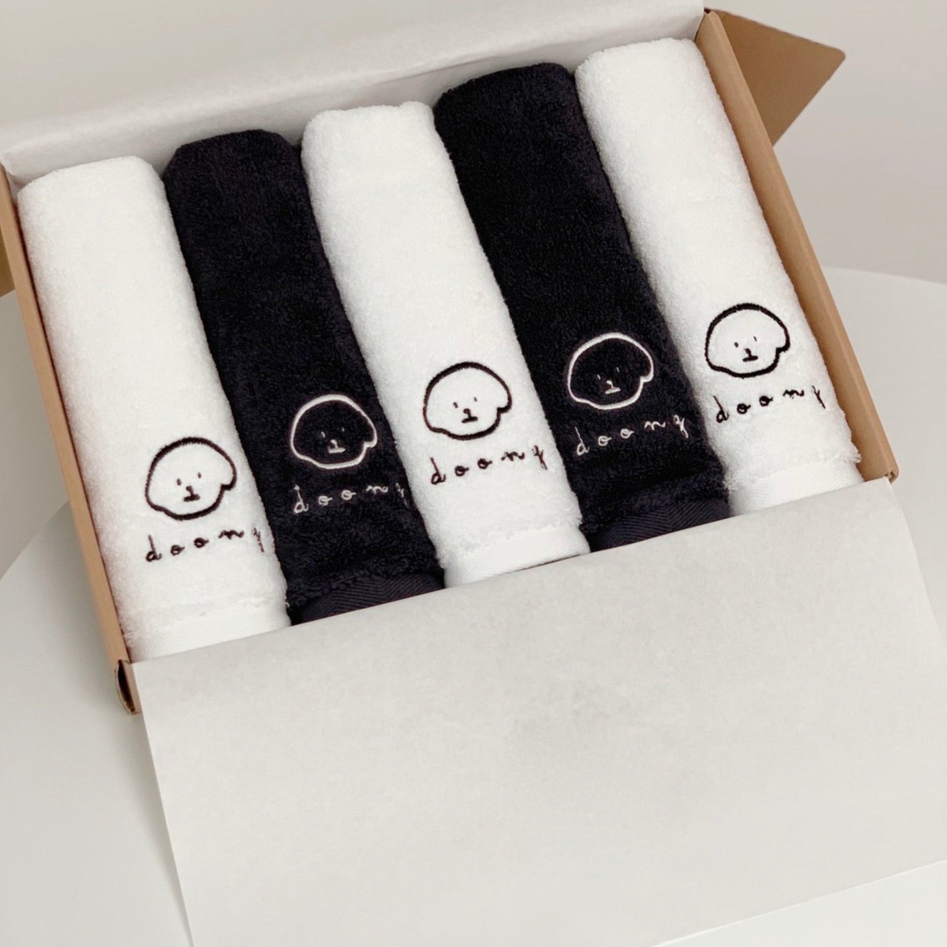 笑う犬　グッズタオル、バック 笑う犬 グッズタオル、バック タオル（スケッチいぬたち・ガーゼ）