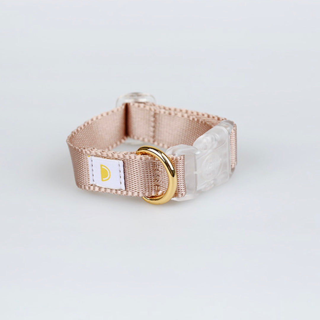 即納【BANDAL.Pet】ALL DAY NIZI collar（サンドベージュ）