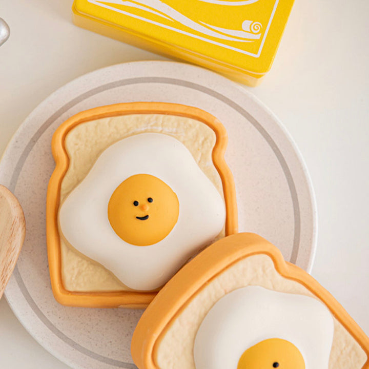 即納【BITE ME】Egg Toast latex Toy