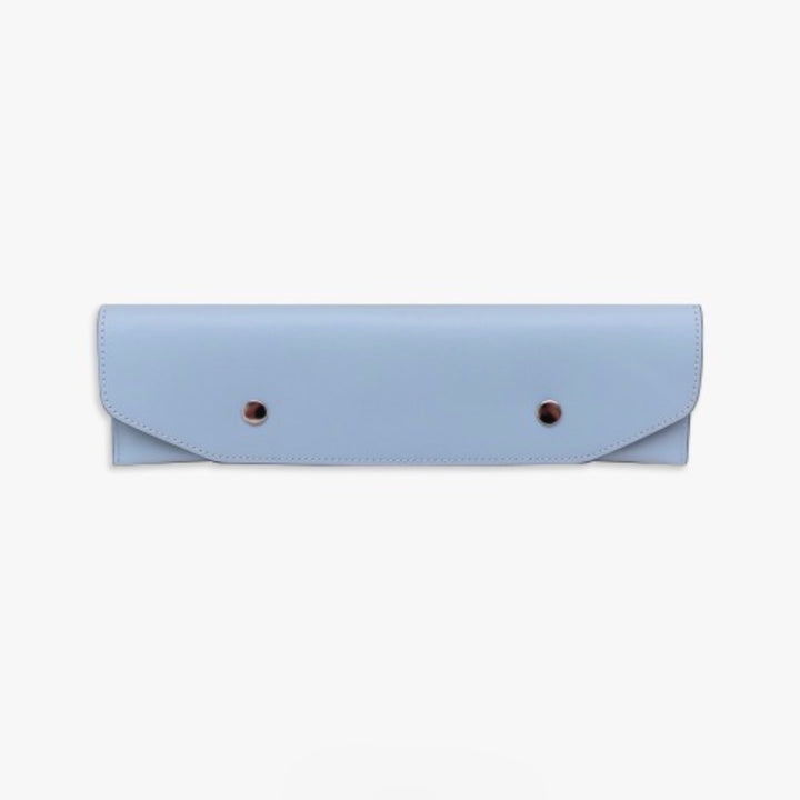 ※予約販売【Chiot】Leather Slicker Brush / Comb Case（Blue）