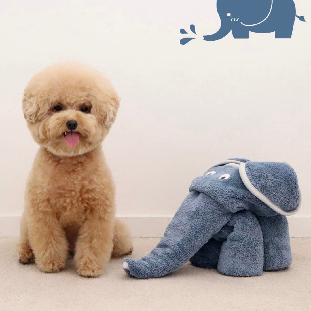 即納【Chiot】PREMIUM Elephant Pet Towel（1枚）