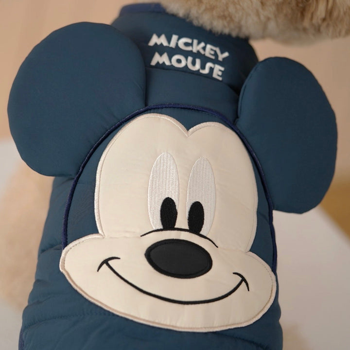 即納【DA】Mickey Mouse padding（ネイビー）