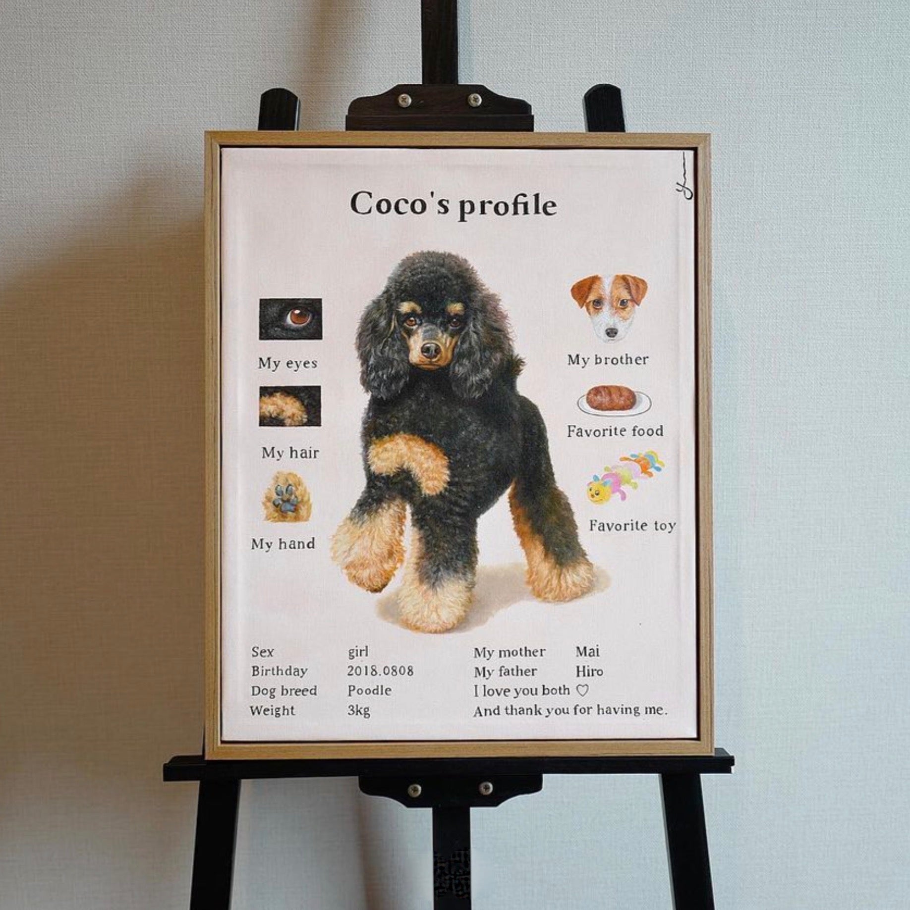 海外犬服 高品質なインポートのドッグウェア通販【draw pet】my pet 油絵絵画 – URBAN DOG TOKYO