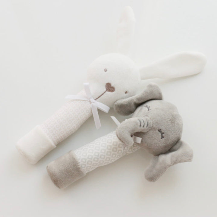 ※予約販売【bezibebi】 ORGANIC COTTON TOY（rabbit & elephant）