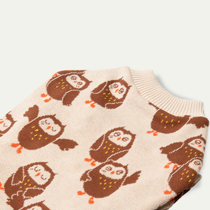 即納【andblank】Mystery Owl Knit