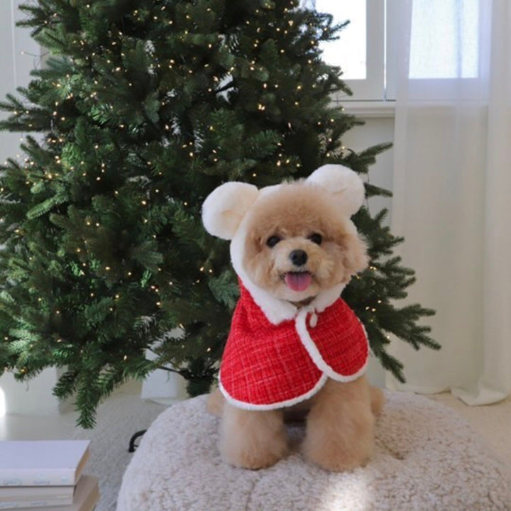 即納【Hi Yeboo】Christmas Bear Cape