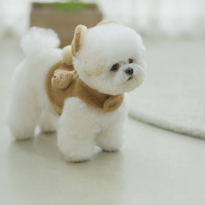 ※予約販売【BeBe Breath】puppy bear harness（Beige）