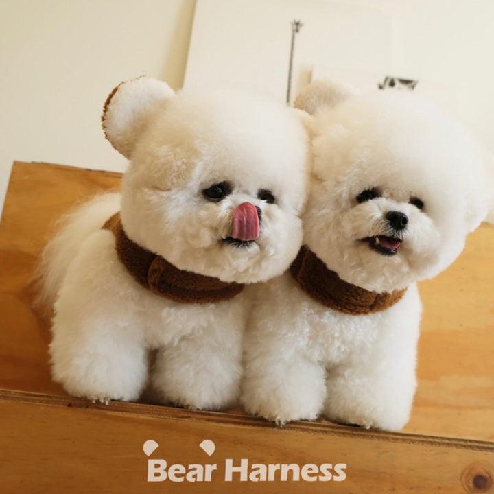 即納【BeBe Breath】puppy bear harness（Brown）