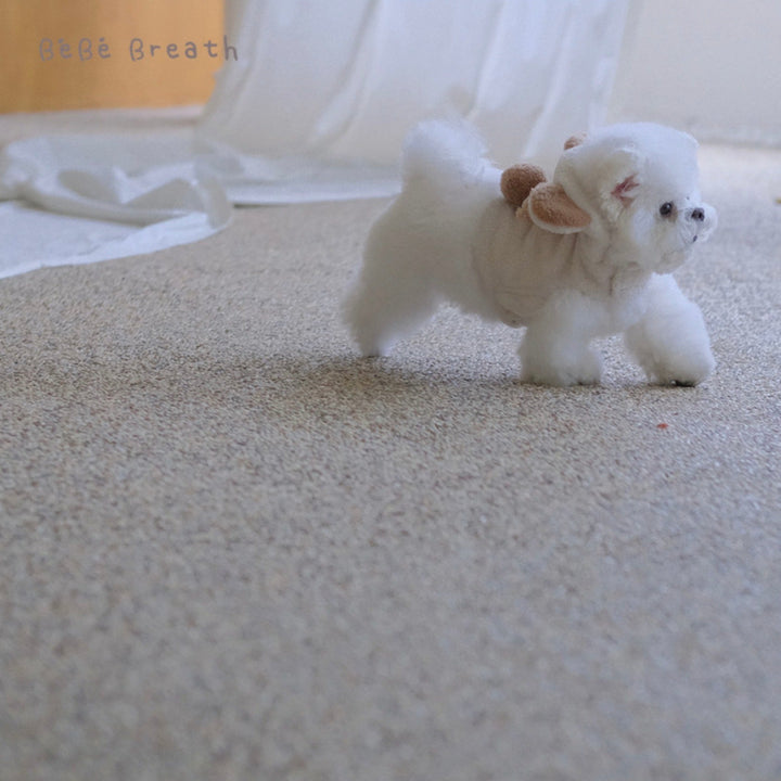 ※予約販売【BeBe Breath】puppy bear harness（Cream）