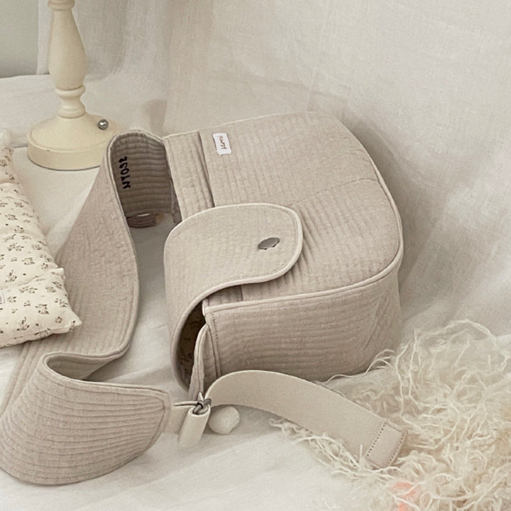 即納【seoru】herring bone pet bag （beige）※名前刺繍不可 ｜犬用バッグ