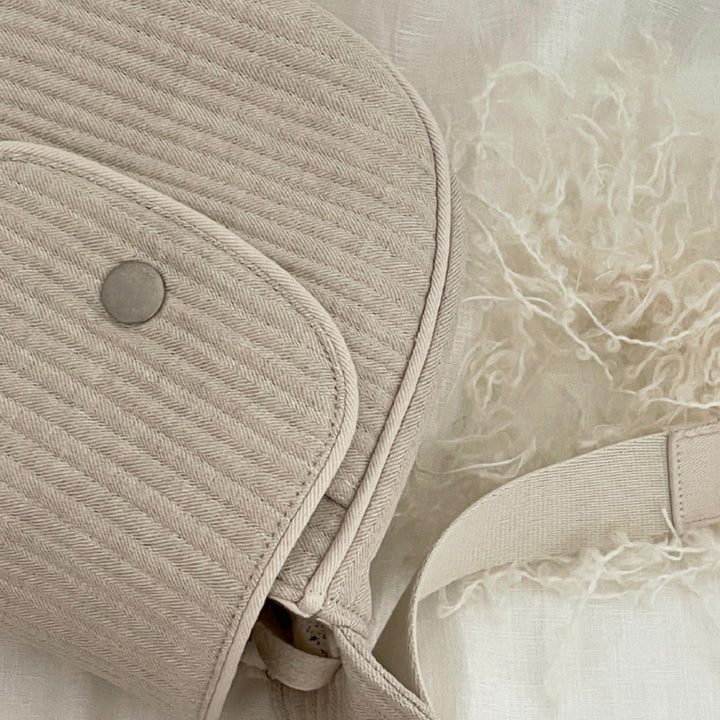 即納【seoru】herring bone pet bag （beige）※名前刺繍不可 ｜犬用バッグ