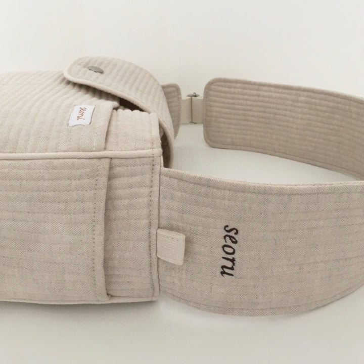 即納【seoru】herring bone pet bag （beige）※名前刺繍不可 ｜犬用バッグ