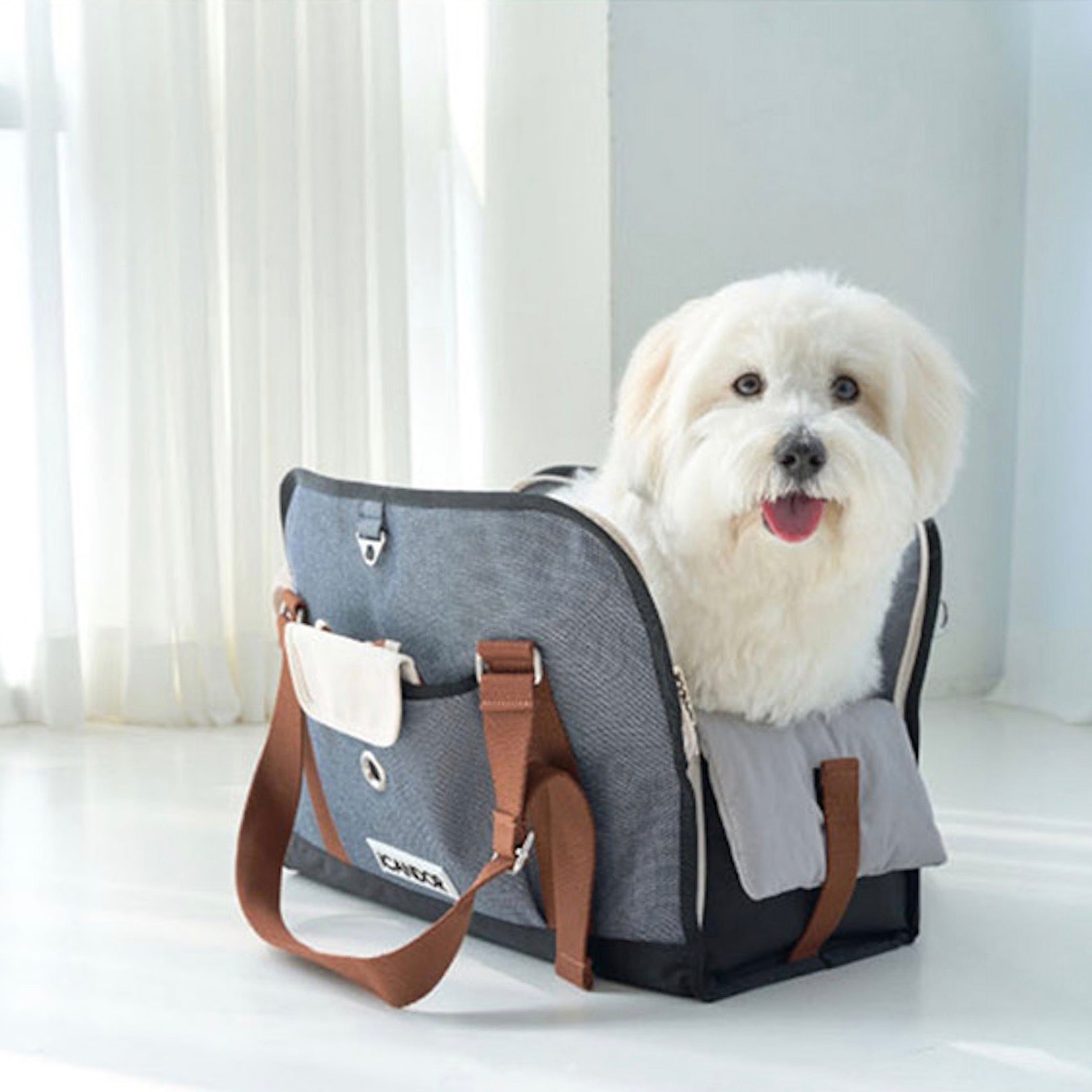 新品【iCANDOR】 i bag （Sassy Cream）犬用キャリーケース iCANDOR i BAG (SASSY CREAM) Lサイズ