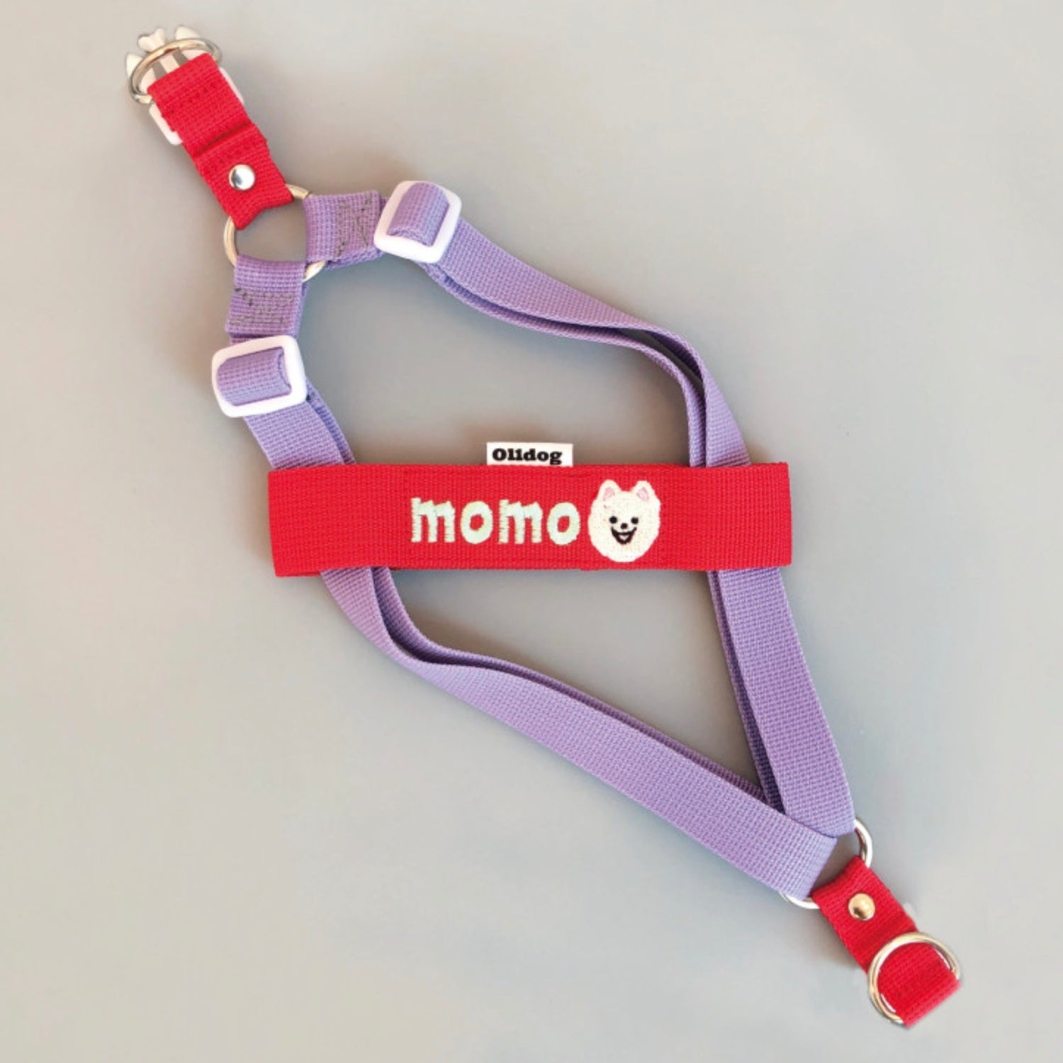 ※予約販売【ol1dog】うちの子 ネーミングハーネス(Lタイプ)