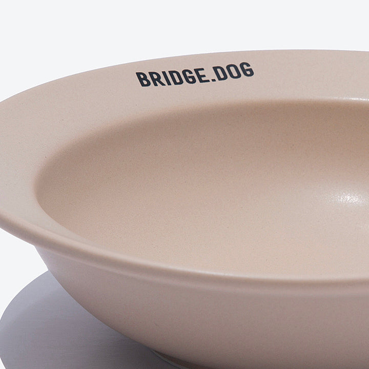 ※予約販売【BRIDGE.DOG】BRIDGE MINI DISH（BEIGE）