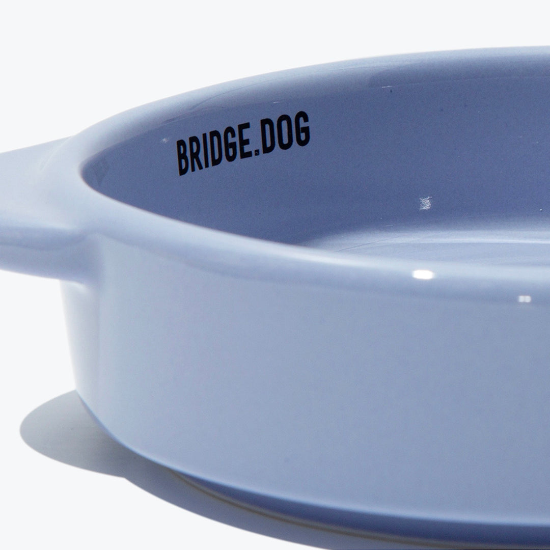※予約販売【BRIDGE.DOG】BRIDGE MINI POT（COTTON BLUE）艶あり