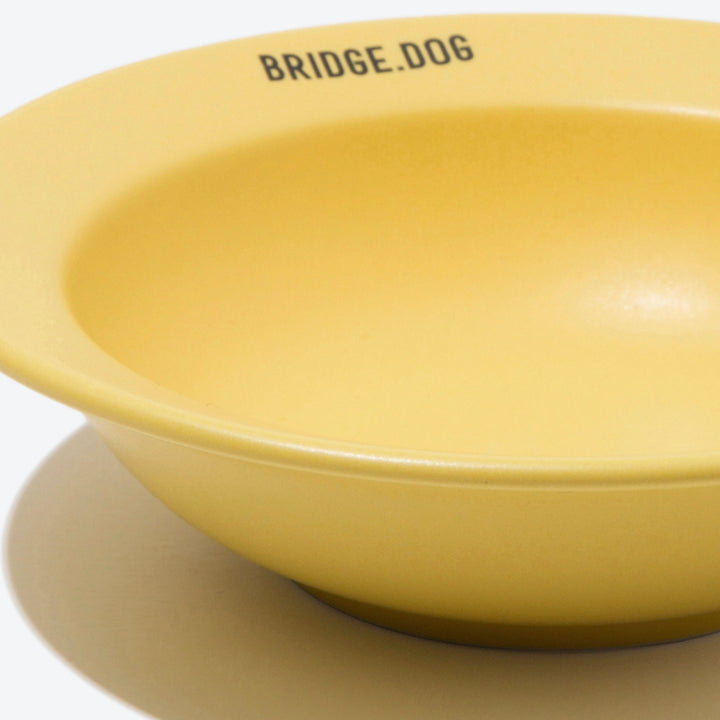 ※予約販売【BRIDGE.DOG】BRIDGE MINI DISH（YELLOW）