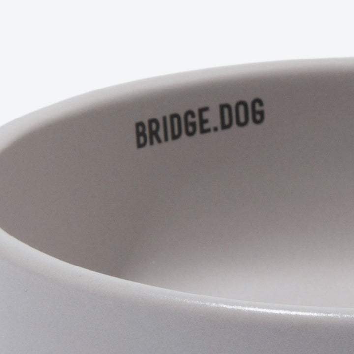 ※予約販売【BRIDGE.DOG】BRIDGE BASIC BOWL（GRAY）