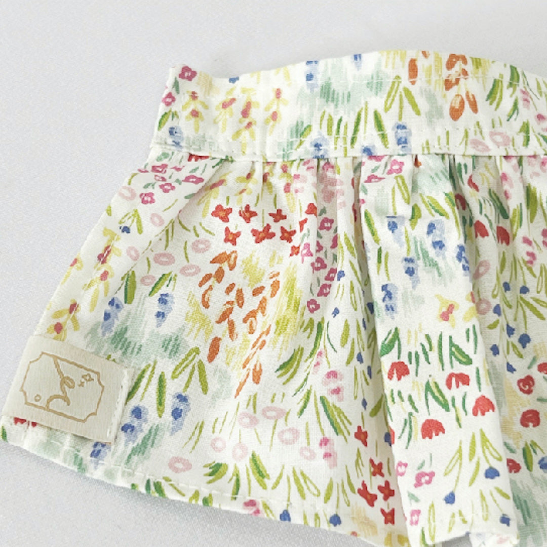 ※予約販売【MOI ET LE CHIEN】Flower cape & skirt set