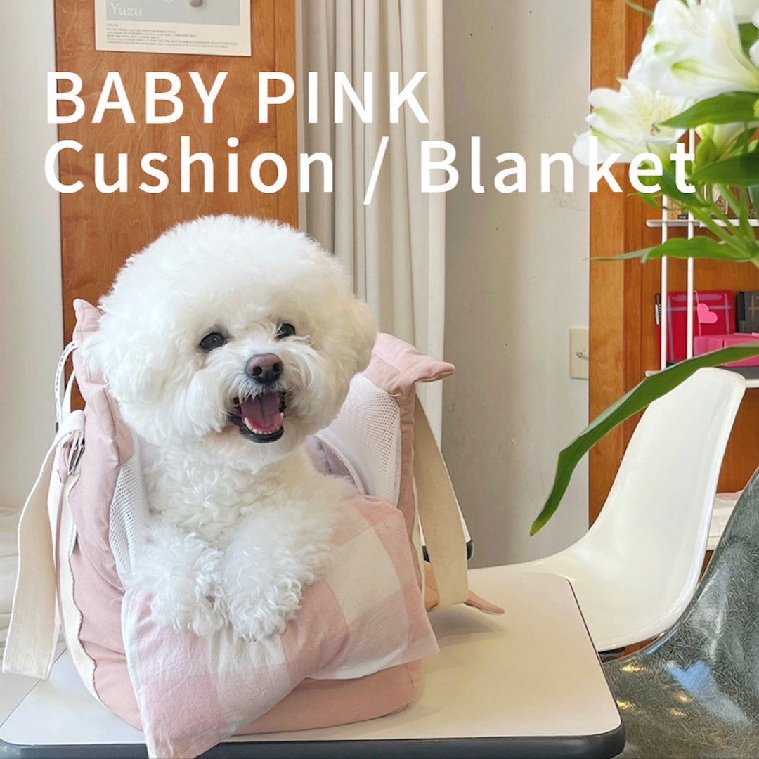 ※予約販売【DOUBLE COMMA】COMTWO BAG オプション（BABY PINK CUSHION / BLANKET）