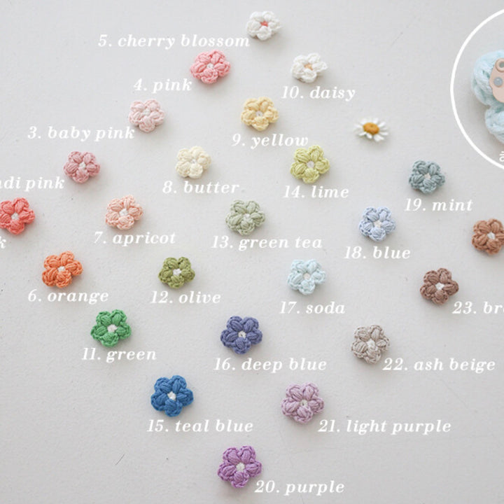 ※予約販売【near by us】flower hair pin (24 colors)