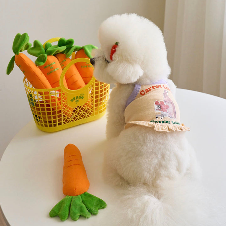 ※予約販売【noutti】carrot lover crop top（Beige）