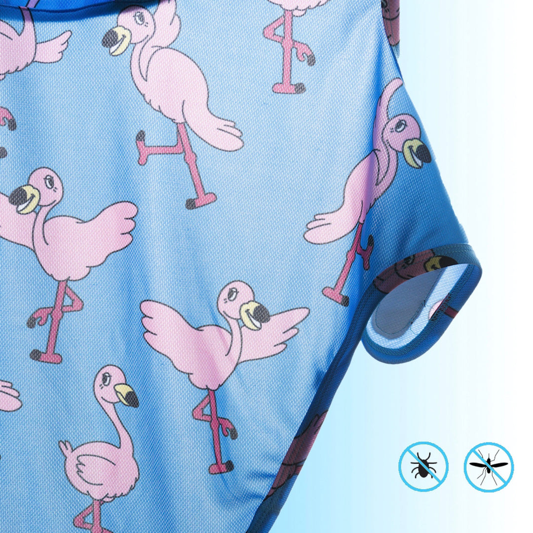 即納【andblank】waikiki flamingo bug guard cooling tops