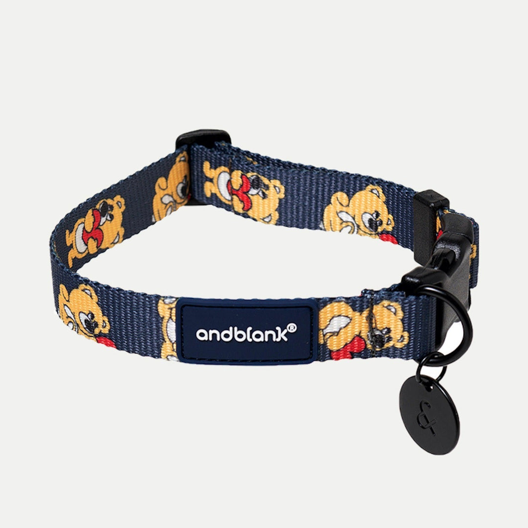 即納【andblank】Joy Bear Collar（midnight blue）