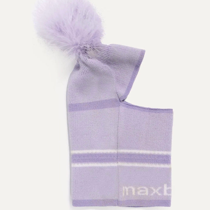 即納【max bone】FEATHER BALACLAVA（lavender）