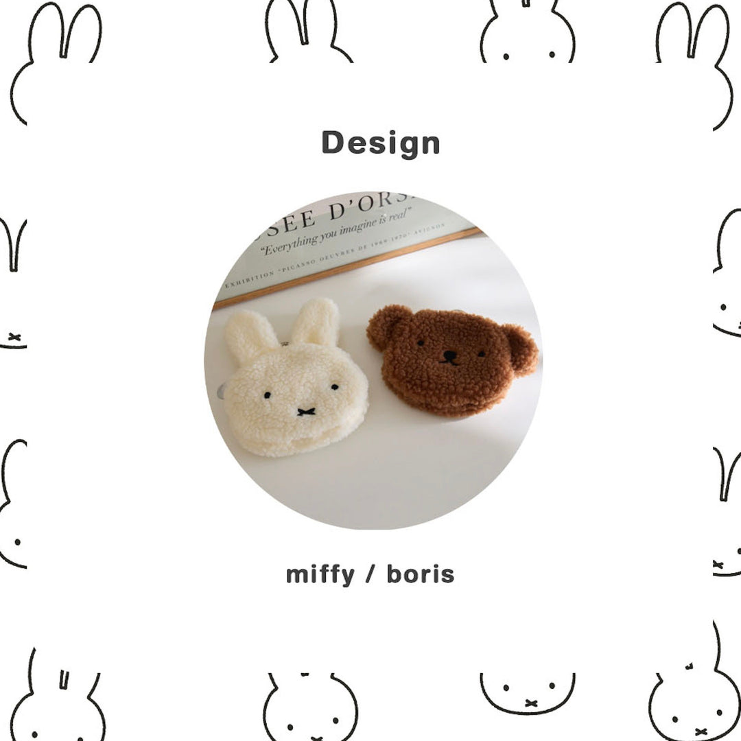 ※予約販売【noutti】Miffy boris poop bag pouch（boa type）