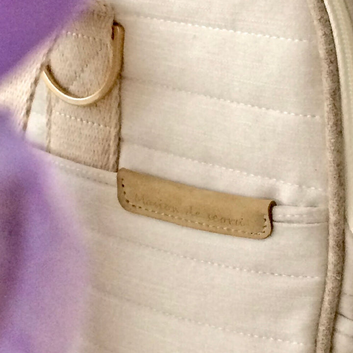 ※予約販売【seoru】name embroidery Heritage Ballon bag / FULL SET (sand beige)