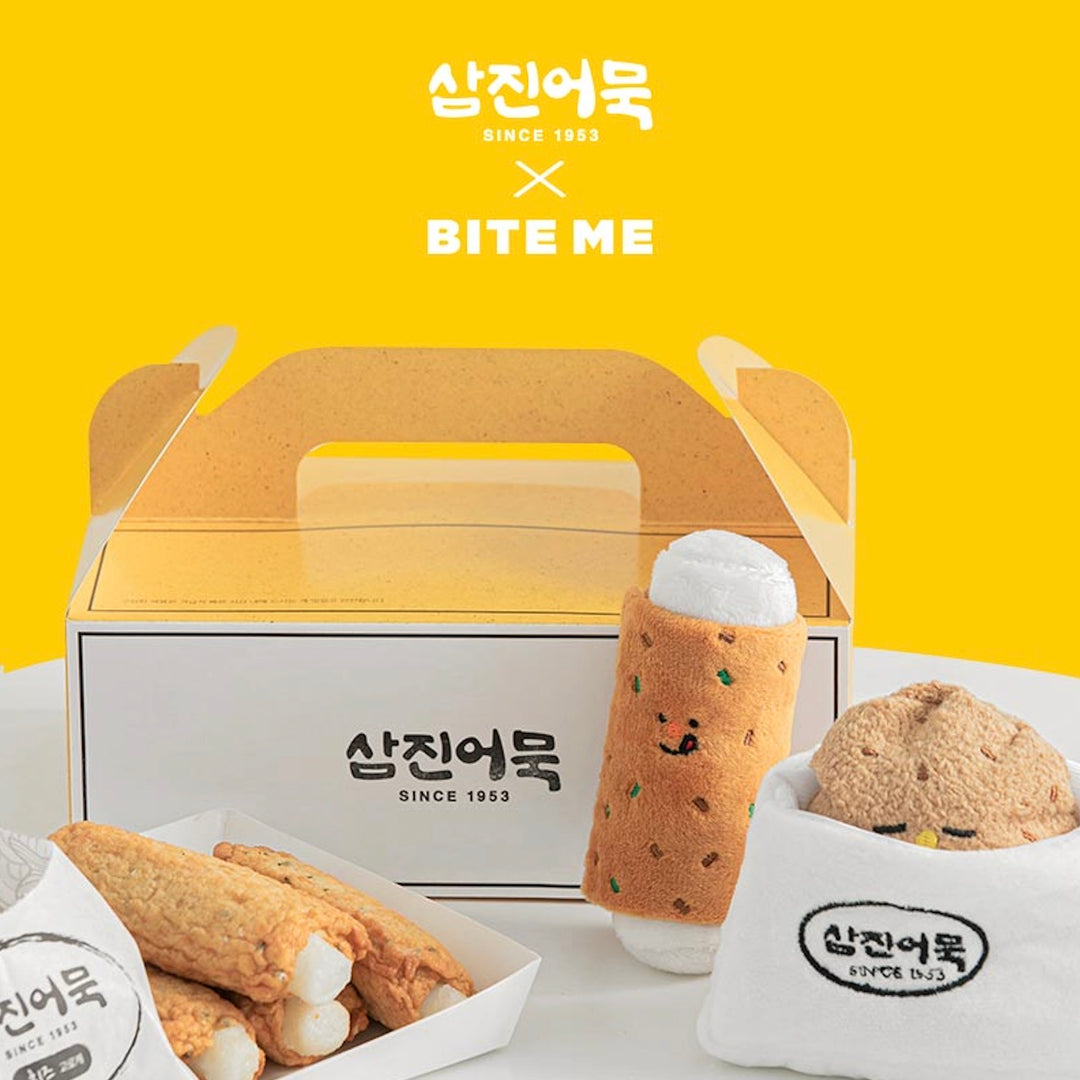 即納【BITE ME × Samjin Amook】Fish Cake Croquette Toy