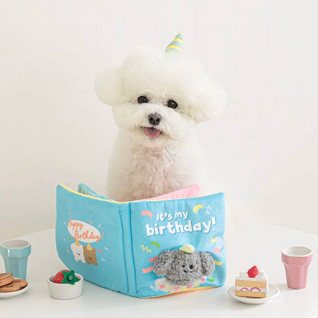 即納【BITE ME】My Birthday Book Nosework Toy