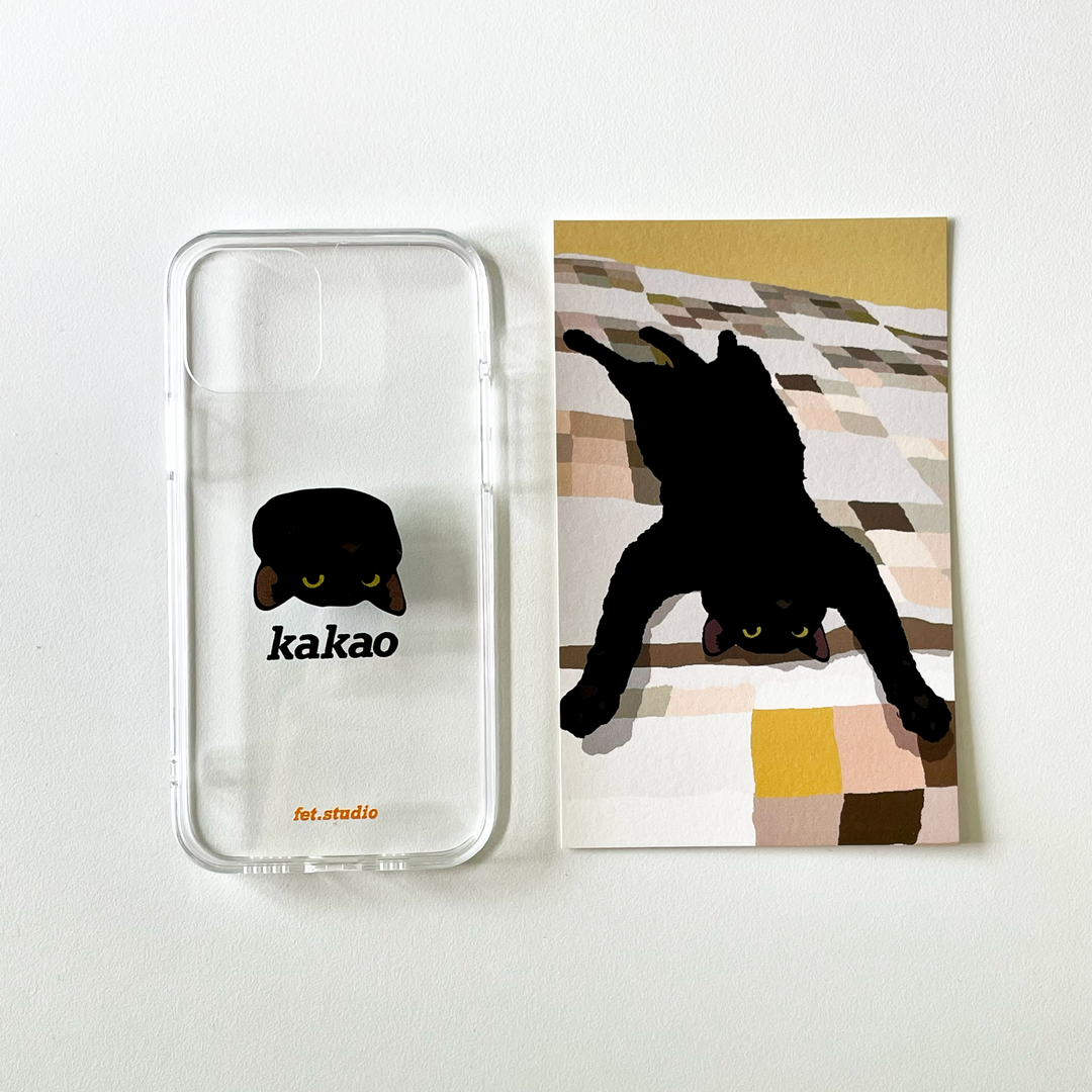 ※予約販売　1匹【fet.studio × URBAN DOG TOKYO】 Clear face Iphone case（1匹）