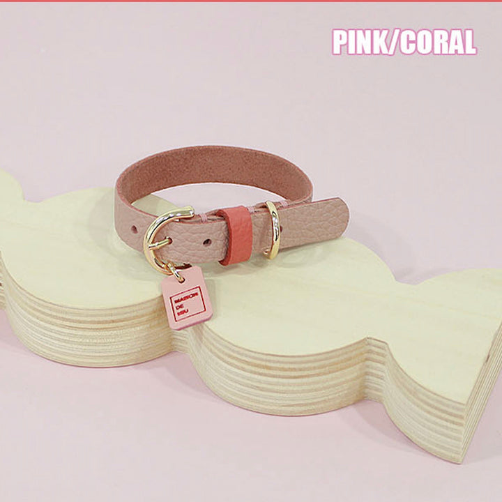 ※予約販売【maison de miu】Pet Collar (Pink / Coral)