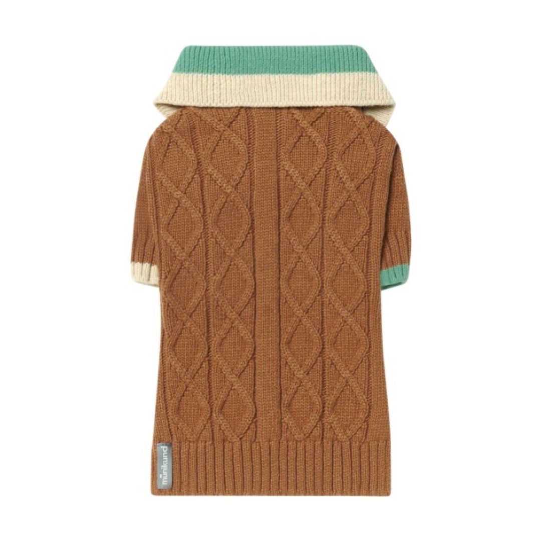 ※予約販売【munikund】Fotic Cashmere Knit（cocoa brown）