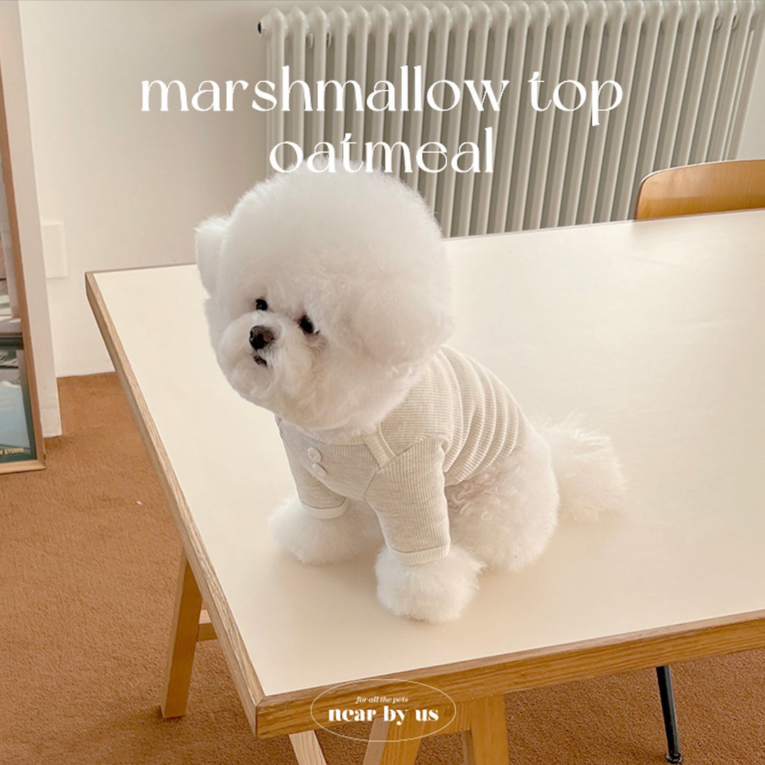 ※予約販売【near by us】marshmallow top (oatmeal)