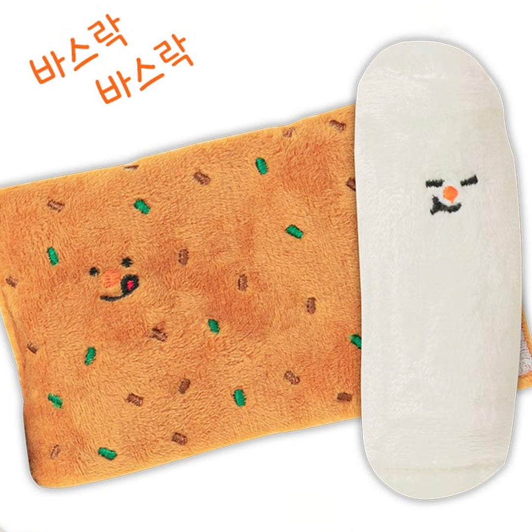 即納【BITE ME × Samjin Amook】Rice Cake Fish Cake Roll Toy
