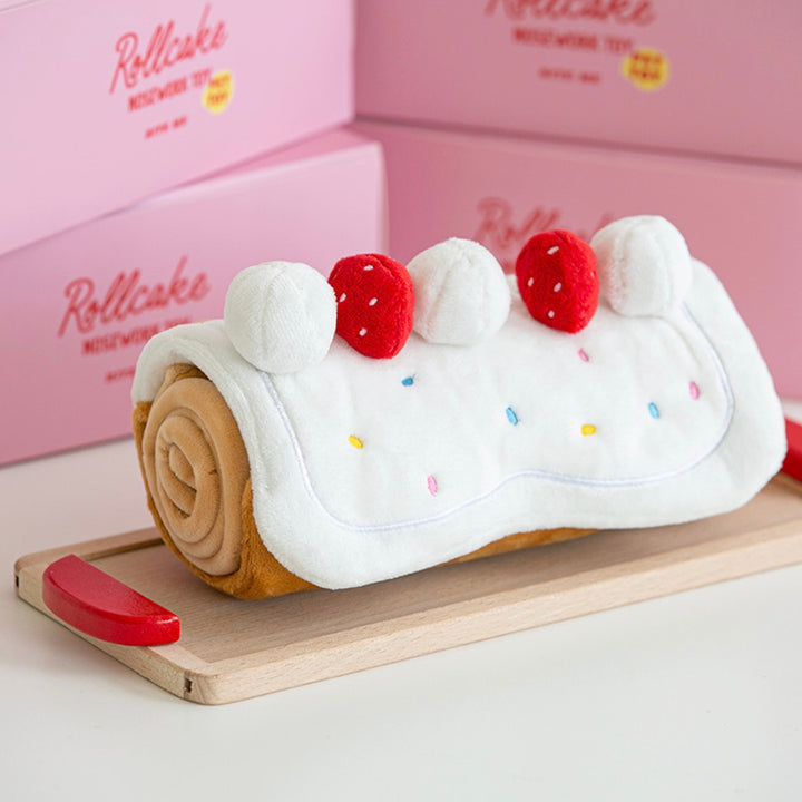 即納【BITE ME】Roll Cake Nosework Mat Toy