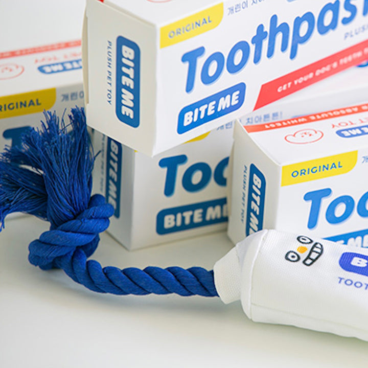 即納【BITE ME】Toothpaste Gel Plush Toy