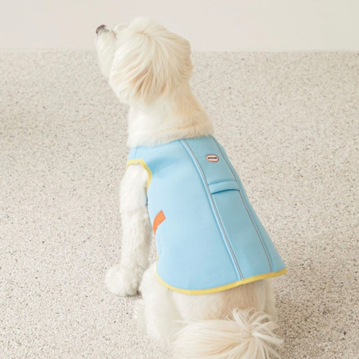 ※予約販売【BITE ME】Ice Cooling Vest（Skyblue）大型犬用