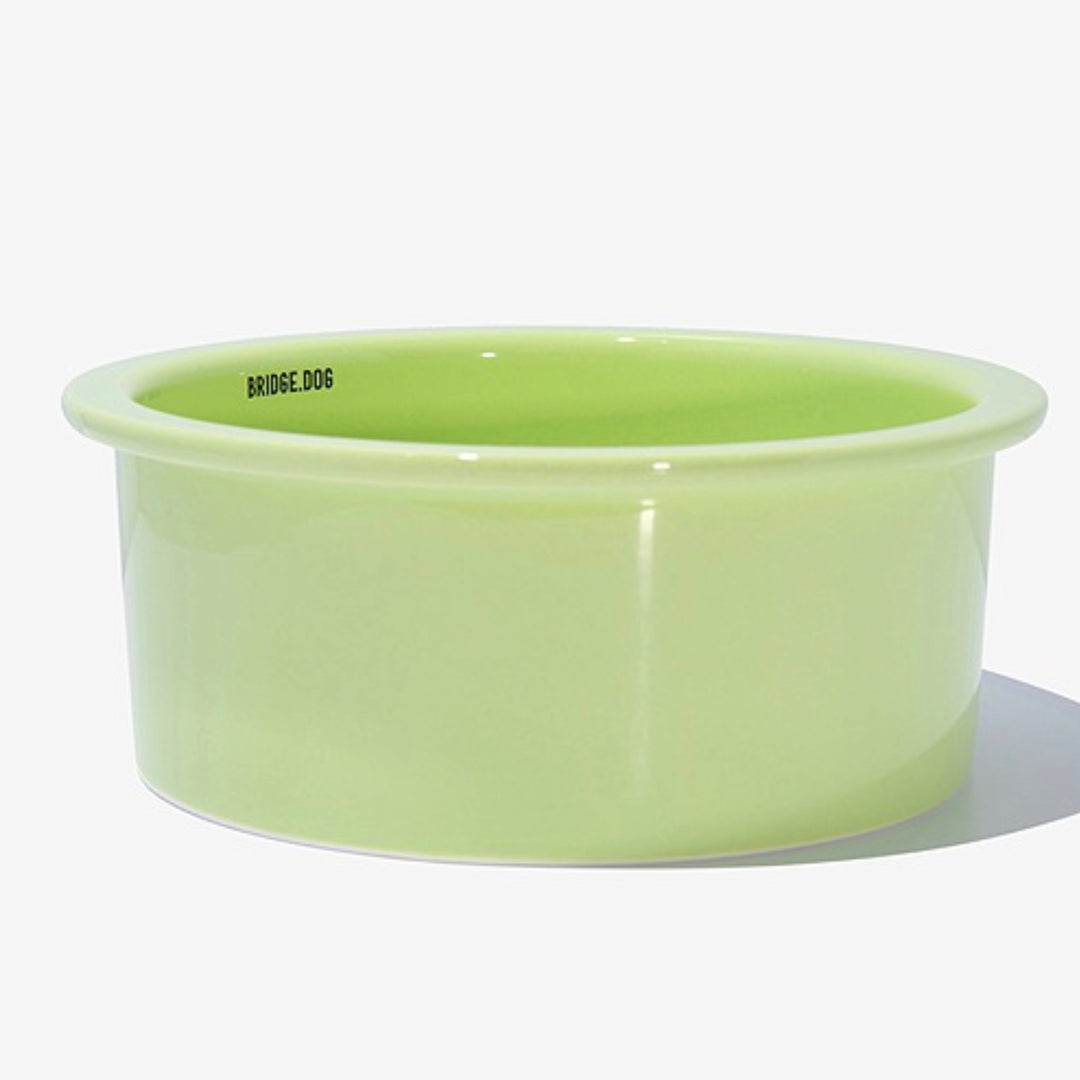 即納【BRIDGE.DOG】BRIDGE BIG BOWL 18cm（BABY GREEN）艶あり