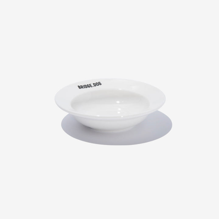 ※予約販売【BRIDGE.DOG】BRIDGE TOY DISH（WHITE）艶あり