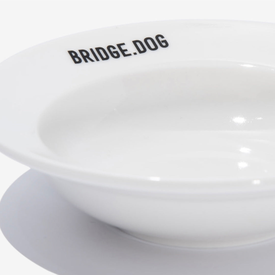 ※予約販売【BRIDGE.DOG】BRIDGE TOY DISH（WHITE）艶あり