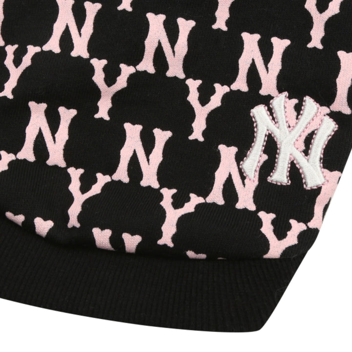 ※予約販売【MLB KOREA】monogram hoodie（Black/Pink）