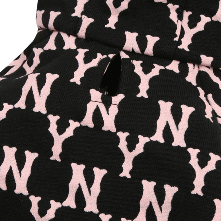 ※予約販売【MLB KOREA】monogram hoodie（Black/Pink）