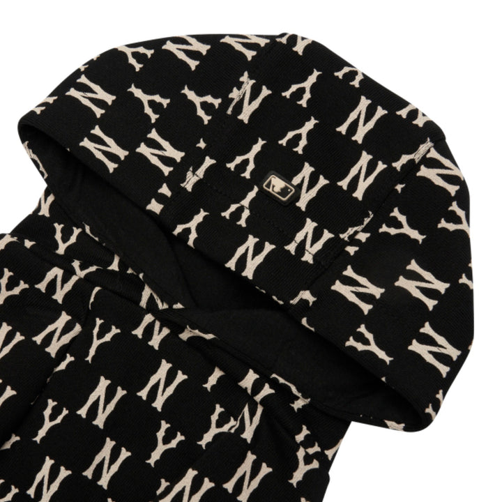 ※予約販売【MLB KOREA】monogram hoodie（Black/White）